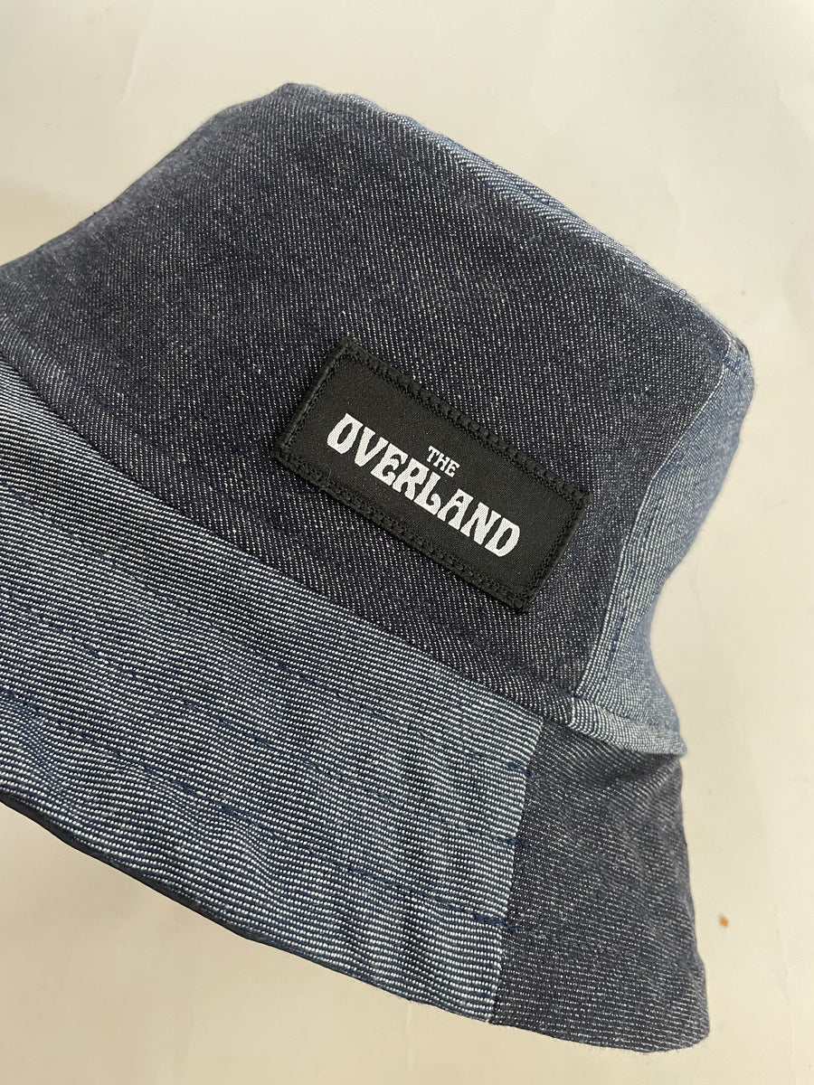 'Drift' Denim Reversible Bucket Hat