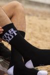 Black Far Out Socks