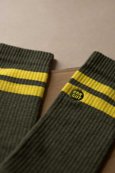 Olive Tube Sock