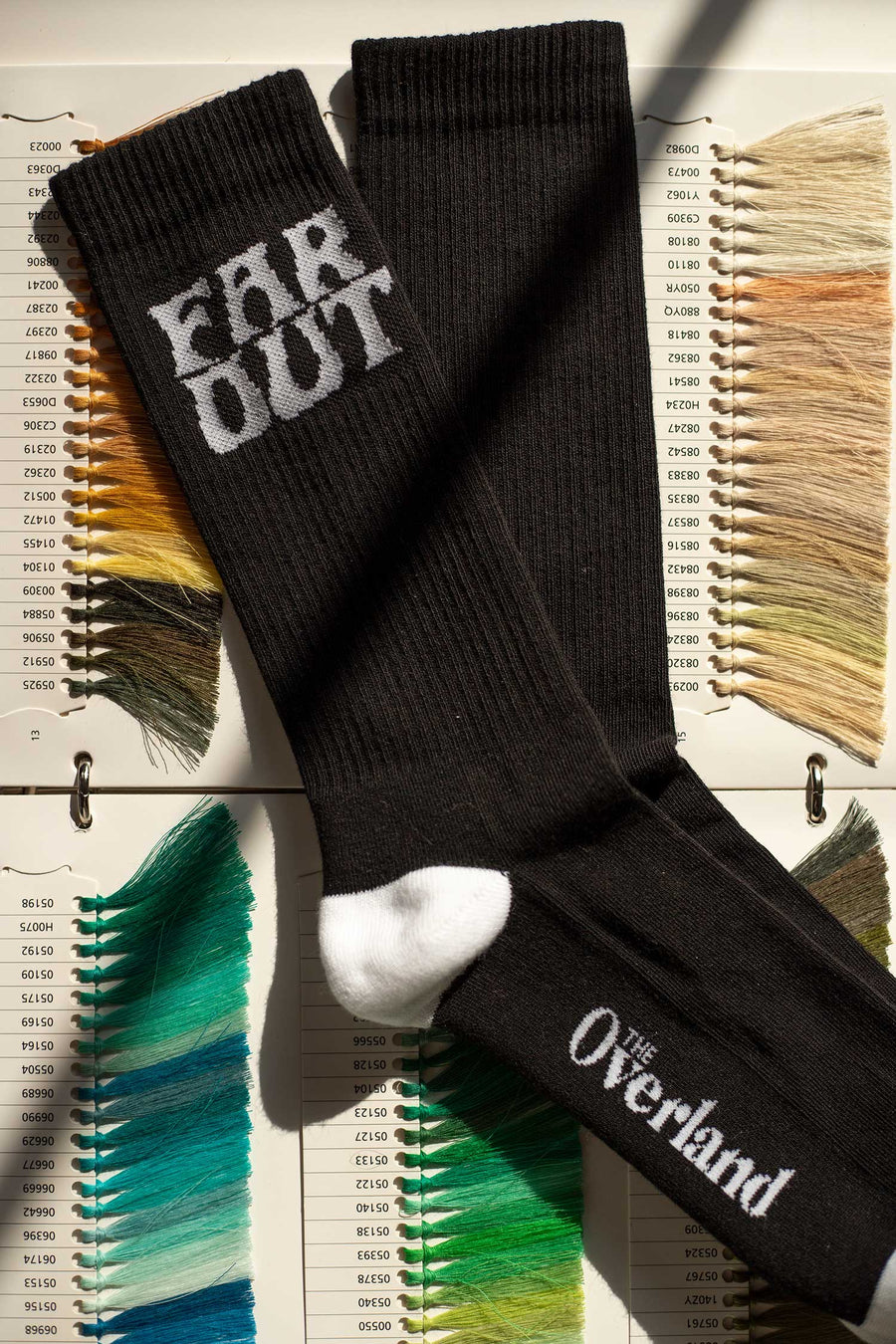 Black Far Out Socks